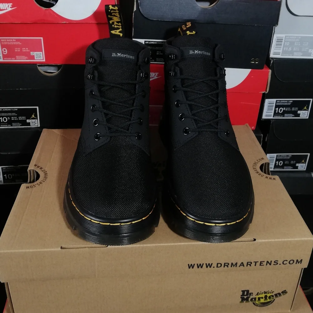 DR. MARTENS RAKIM BLACK MEN US SIZE 8 BRAND NEW IN BOX - Picture 4 of 16